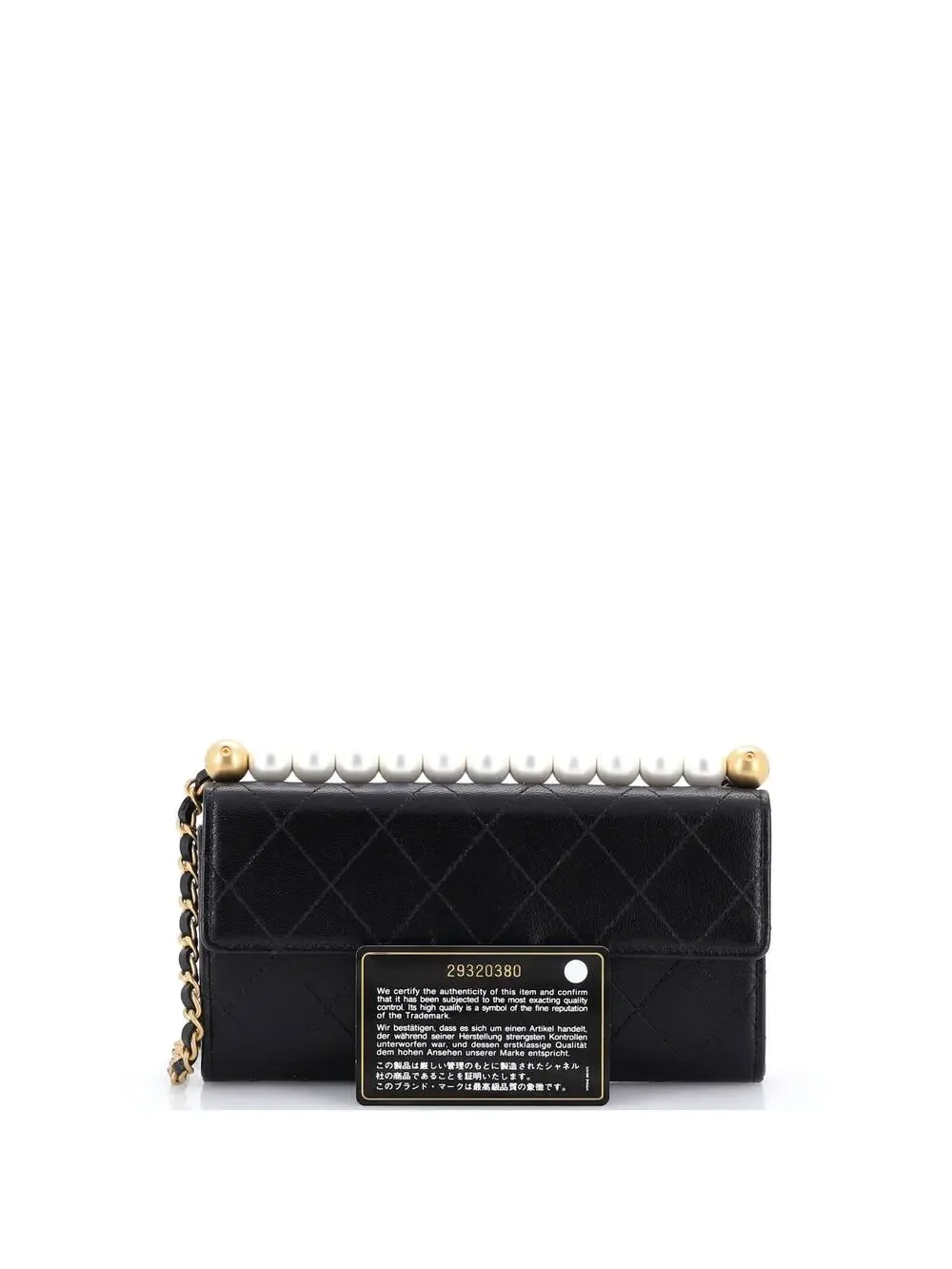 Chanel Chic Pearls Clutch With Chain #253456C29B